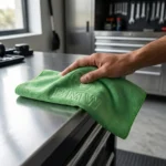 BMW logo printed microfiber cloth