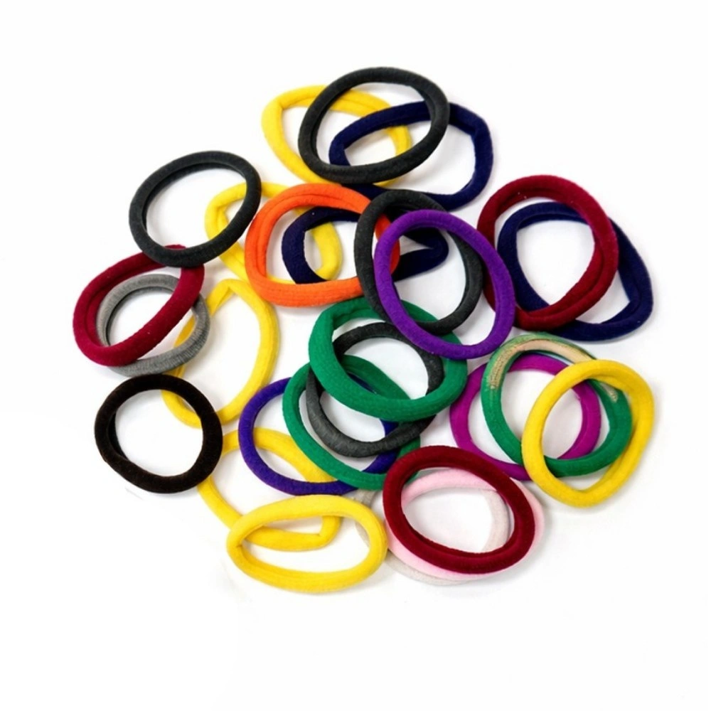 black rubber bands for hair