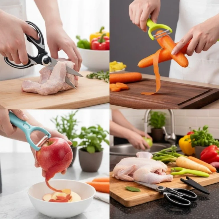 kitchen scissor and peeler set