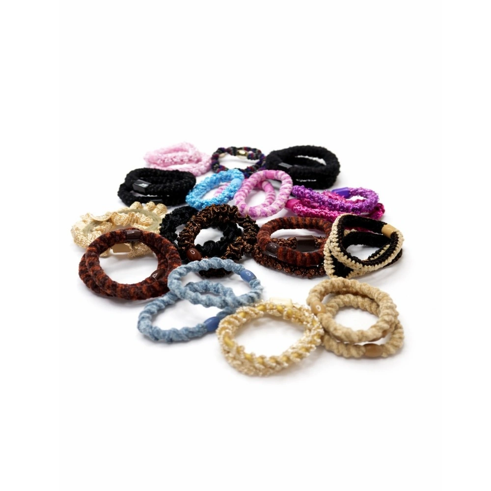 Textured Seamless Hair Rubber Bands
