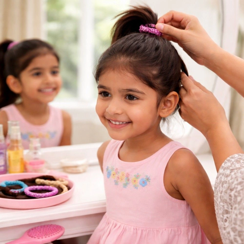 Textured Seamless Elastic Hair Band