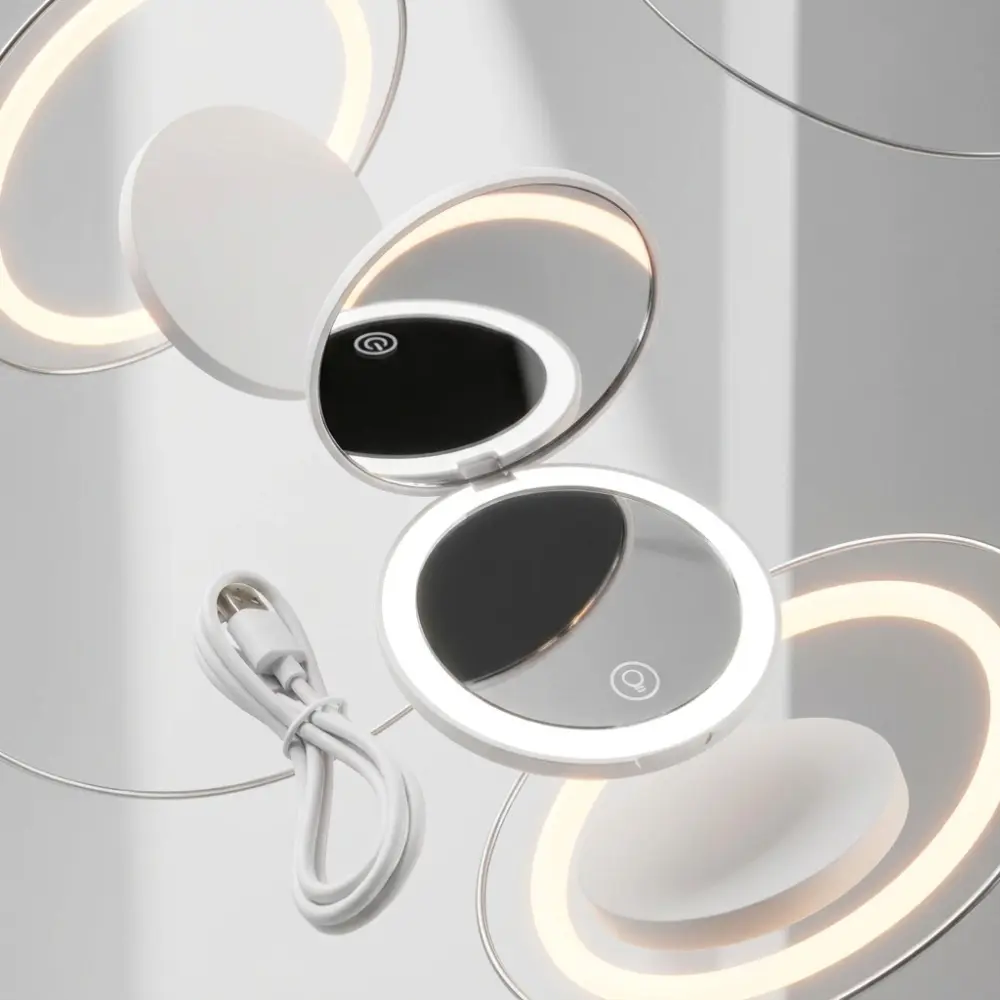 led makeup mirror for travel