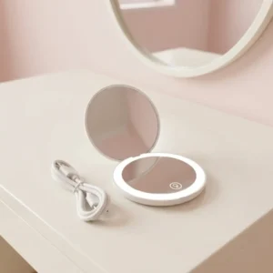 white led compact mirror with smart light